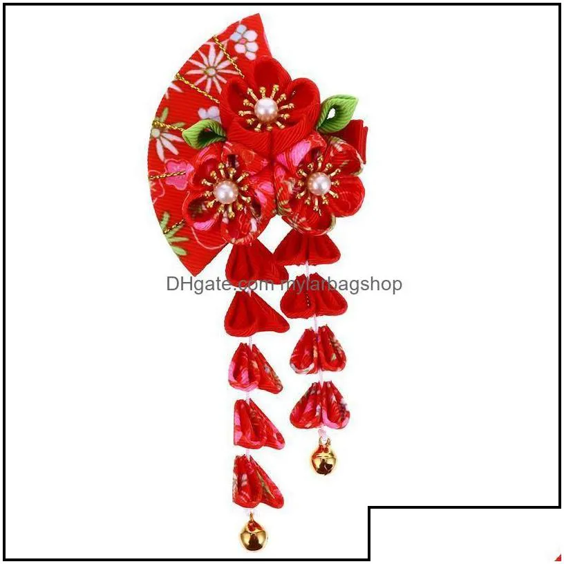 party favor event supplies festive home garden japanese style hairpin tassel hair clip classical headdress decoration drop delivery 2021