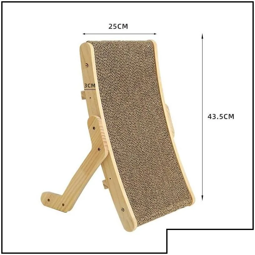 cat furniture scratchers cat furniture scratchers wooden corrugated paper sofa bed 3 in 1 pet toys for s training grinding claw sc