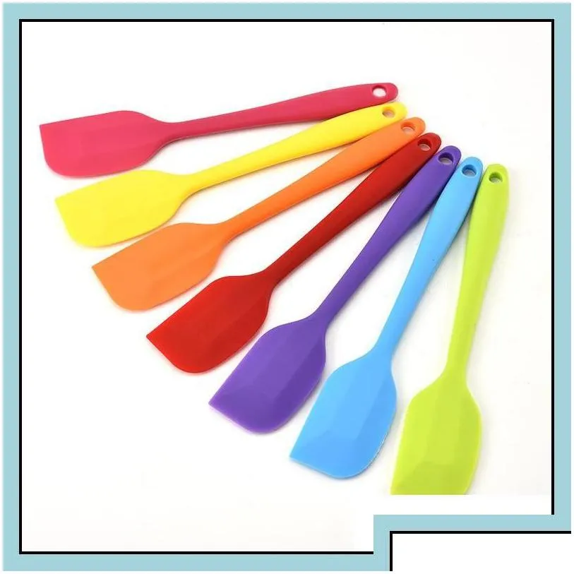 cake tools sile spata rubber cake tools heat resistant baking spoon spatas 122179 drop delivery home garden kitchen dining bar bakewa