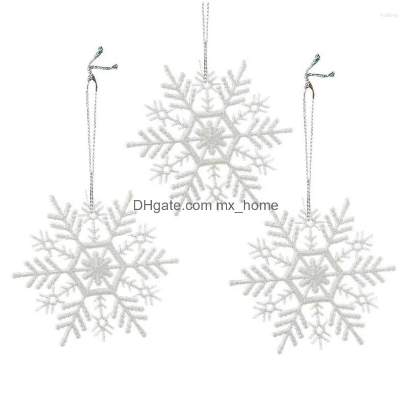 christmas decorations hanging pendant for snowflake ornament winter holiday