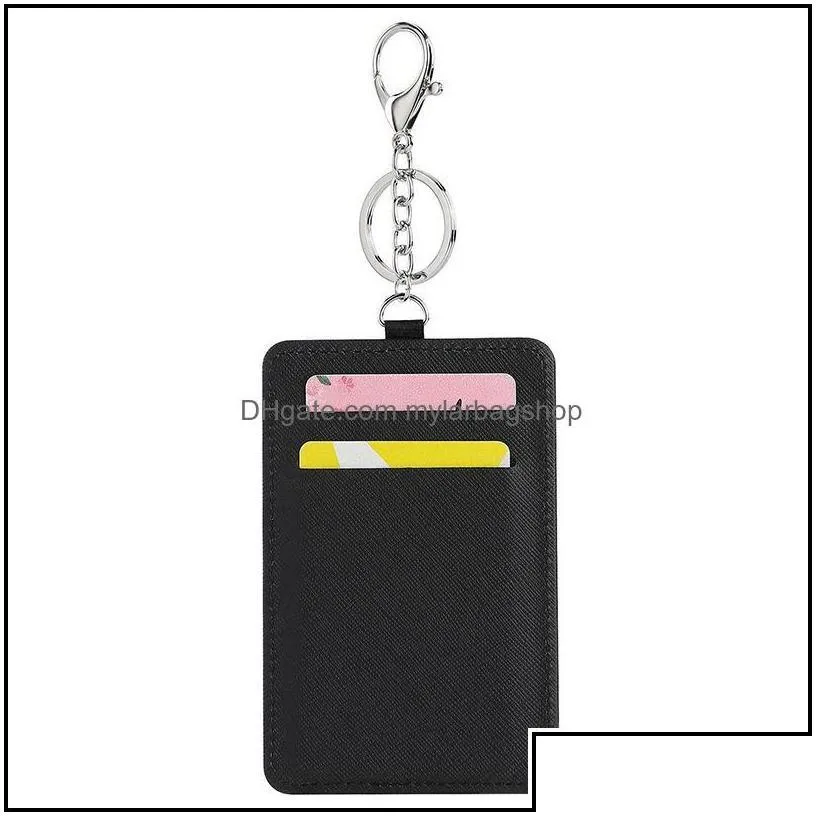 party favor event supplies festive home garden sublimation keychain wallet holder sundries pu leather id ba dhiag