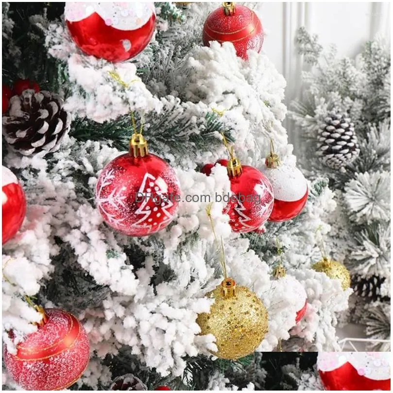 christmas decorations festival prop reusable xmas party ornament ball pendant supplies