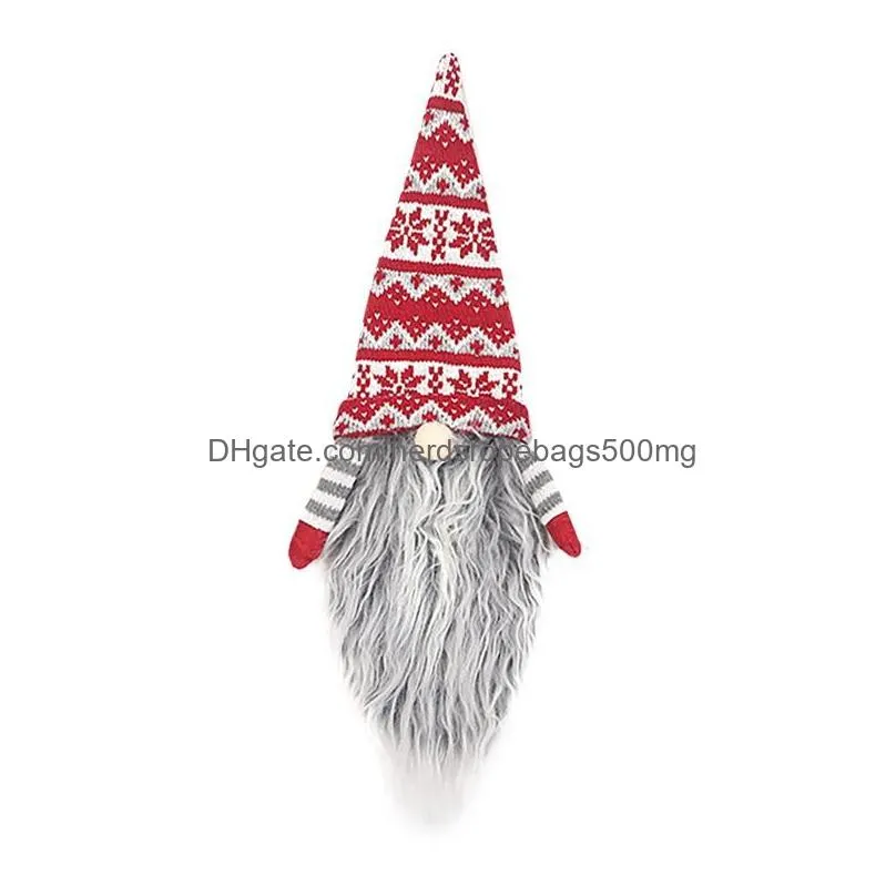 christmas decorations 2022 wine bottle cover toppers gnomes doll for home ornaments year navidad