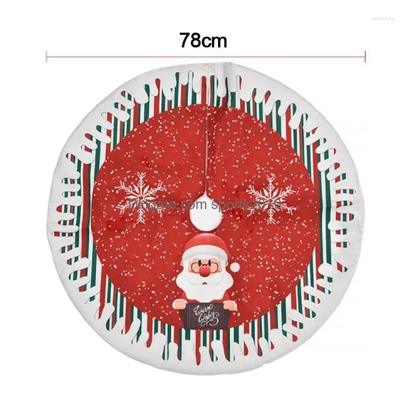 christmas decorations navidad 2022 red tree skirt round skirts decoration for home supplies year