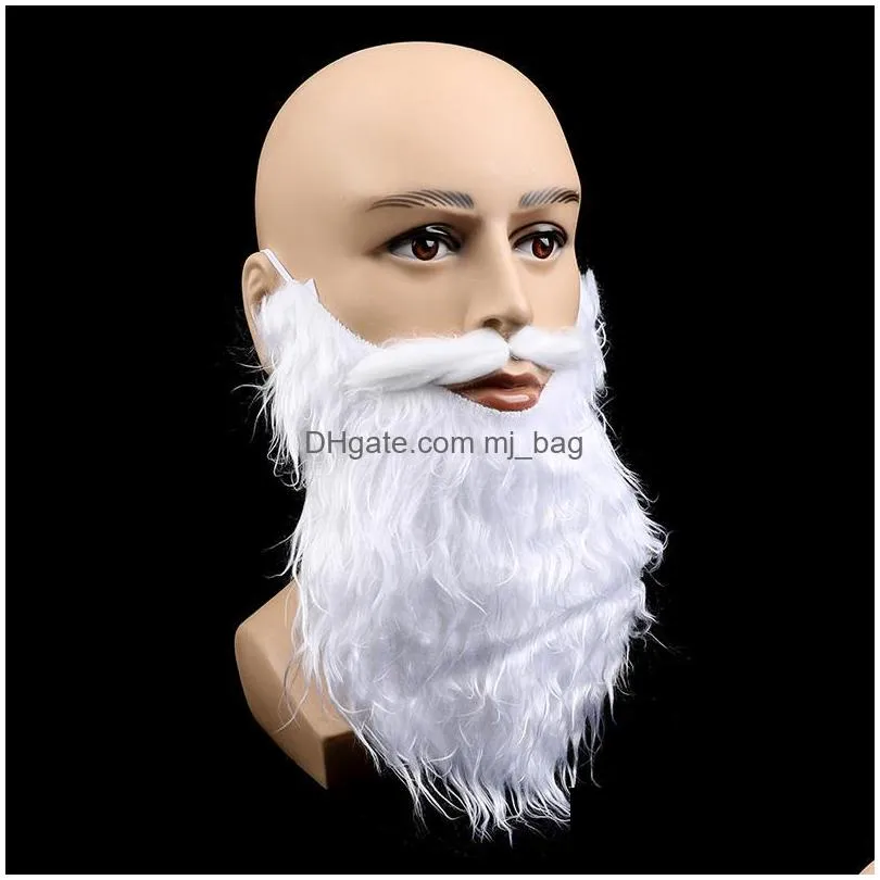 christmas decorations party performance props santa claus white beard eyebrows fake set hallowee xmas decorationchristmas