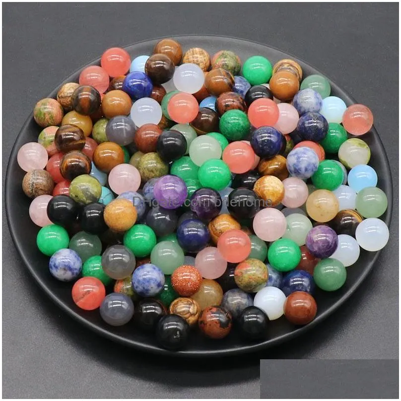 natural 12mm nonporousball no holes undrilled chakra gemstone sphere collection healing reiki decor blue agate stone balls beads