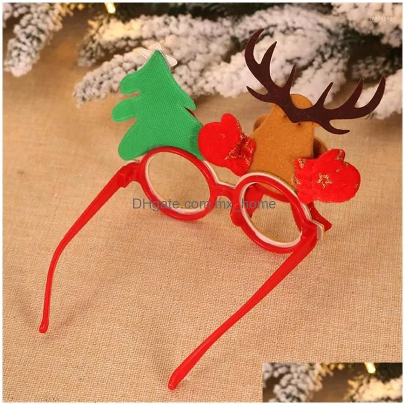 christmas decorations for home party decoration creative cartoon old man tree glasses navidad