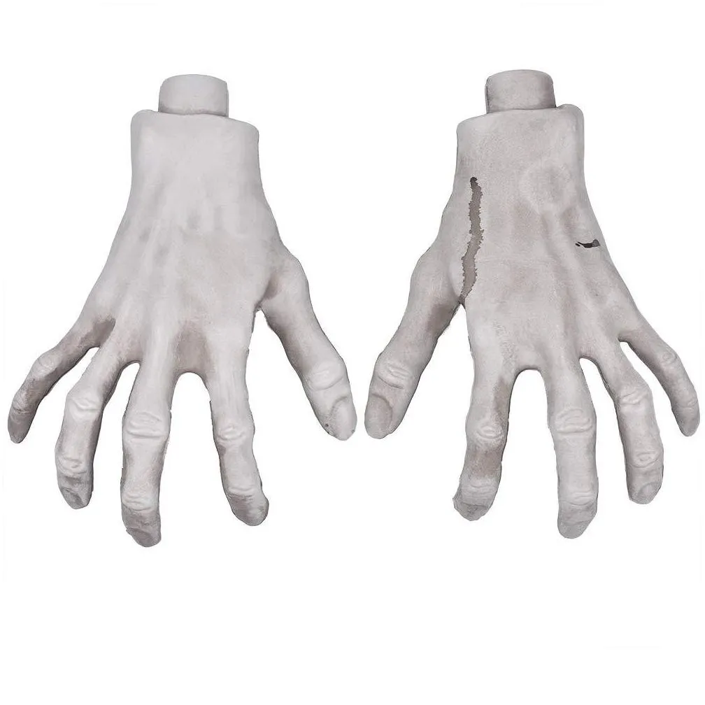 party decoration halloween skeleton hands realistic life size severed fake plastic for props ampwc