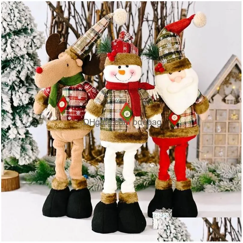 christmas decorations doll merry decoration for home santa claus elk cristmas ornament xmas tree decor navidad natal year gift