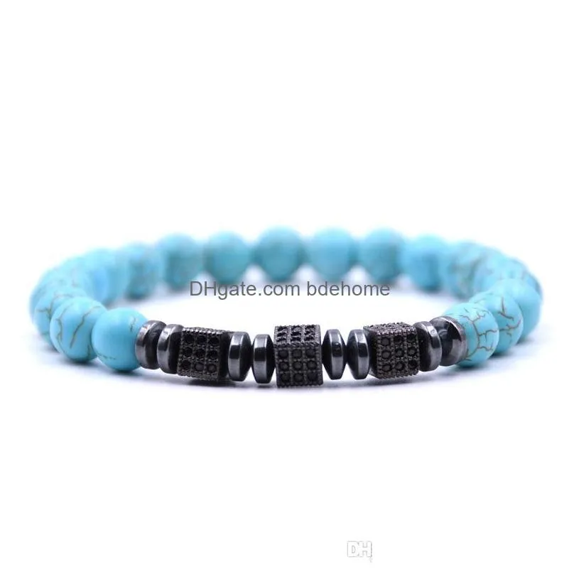 natural stone bracelet men and women 2019 fashion new trend hot oil  oil diffusion fragrance lasting