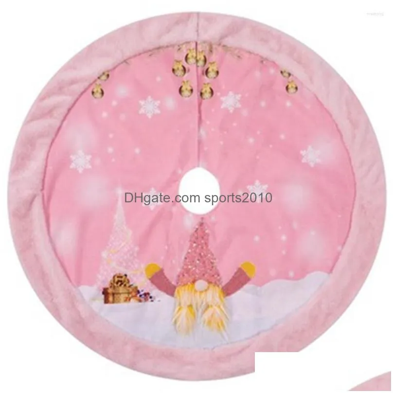 christmas decorations tree skirt lightup ornament bottom decoration fabric xmas navidad year 2022