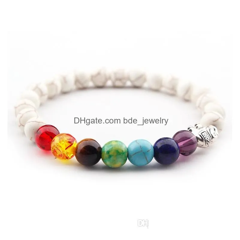 energy volcanic stone chakra bracelet yoga unisex healing essential oil diffusion 8mm natural stone bracelet