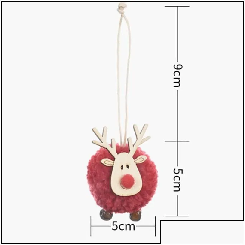 christmas decorations christmas decorations 4pcs lot tree ornaments mti color deer pendant for noel xmas kids crafts party supply 22