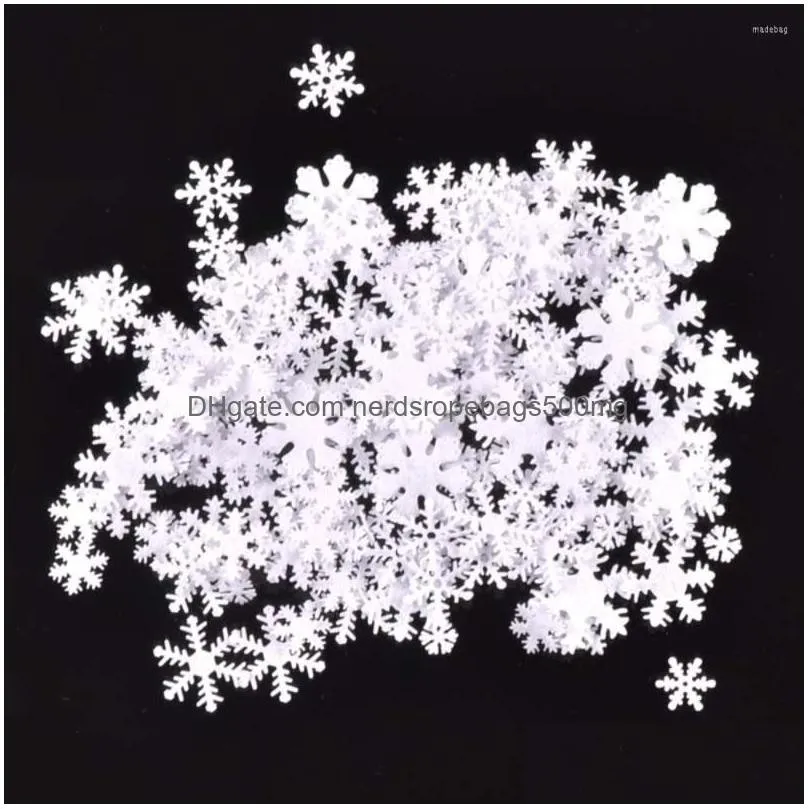 christmas decorations year party wall sticker diy scrapbooking merry decor white snowflake nonwoven stickers appliques