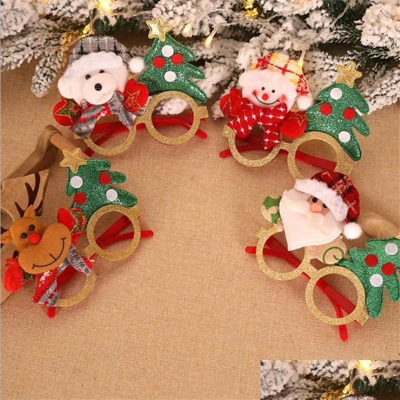 christmas decorations for home party decoration creative cartoon old man tree glasses navidad