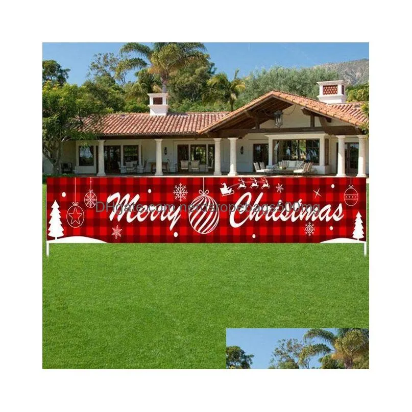 christmas decorations merry banner for home outdoor store flag pulling 2022 year navidad natal bannerchristmas
