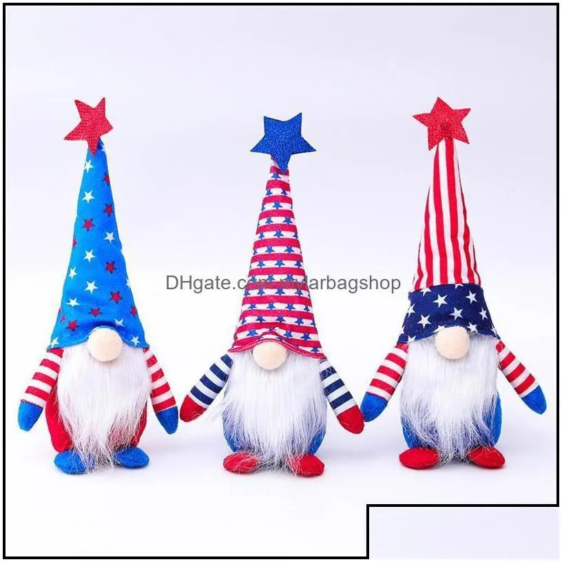 party favor 4th of jy dwarf doll american independence day patriotic gnome stars and stripes handmade scandinavian kids gifts home de