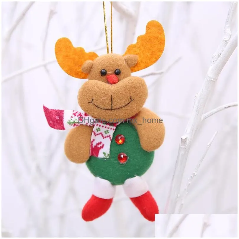 christmas decorations style santa claus pendant tree daily necessities ornamentschristmas