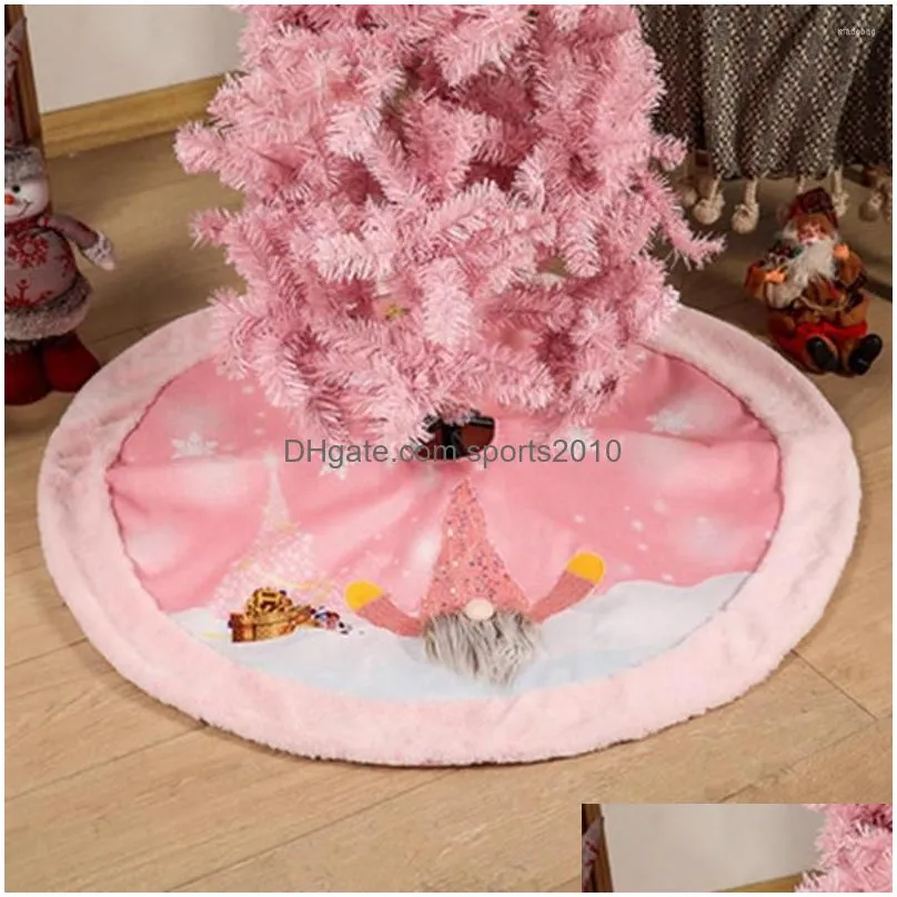 christmas decorations tree skirt lightup ornament bottom decoration fabric xmas navidad year 2022