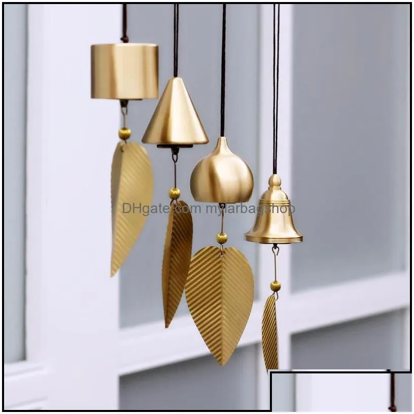 party favor pure copper wind bell pendant exquisite creative home balcony bedroom car birthday gift supplies 927 b3 drop delivery 202