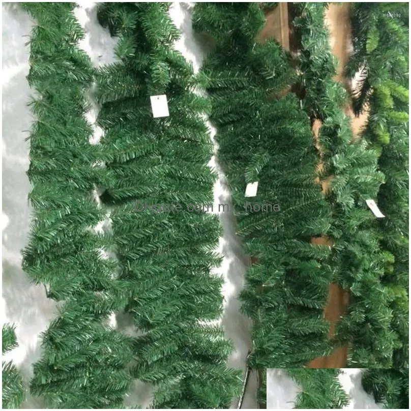 christmas decorations 200heads garland artificial pine xmas decoration green spruce shop display high quality practical