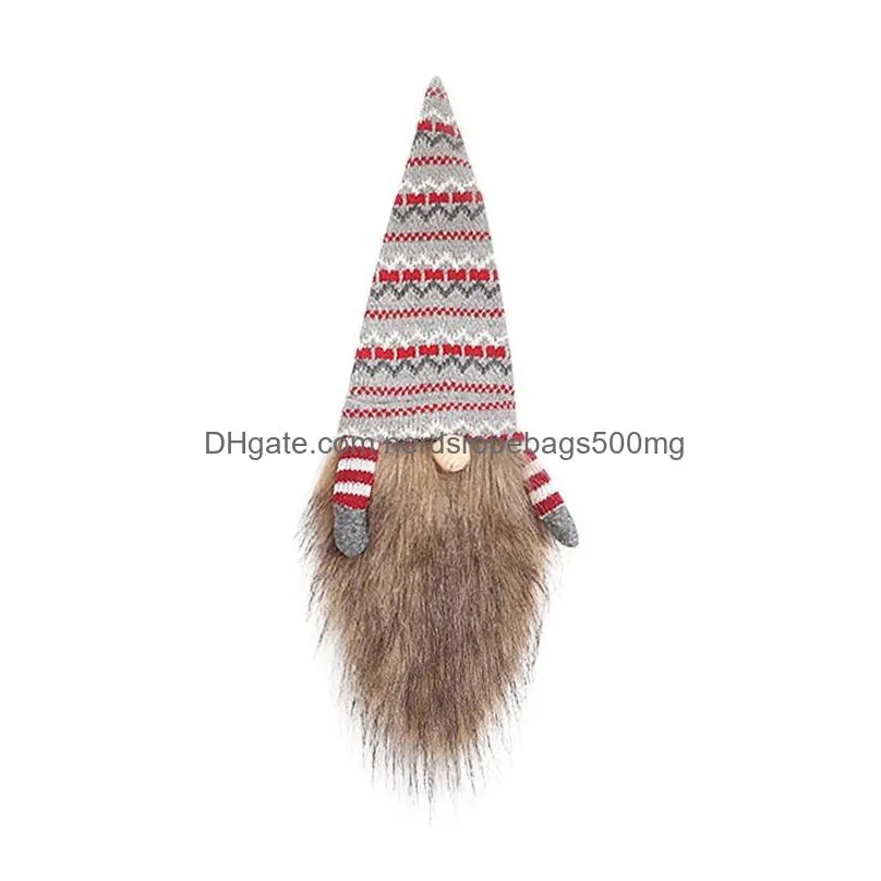 christmas decorations 2022 wine bottle cover toppers gnomes doll for home ornaments year navidad
