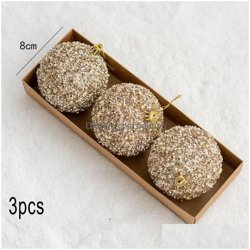 party decoration hanging christmas balls xmas 124pcs baubles decor year 2023 tree