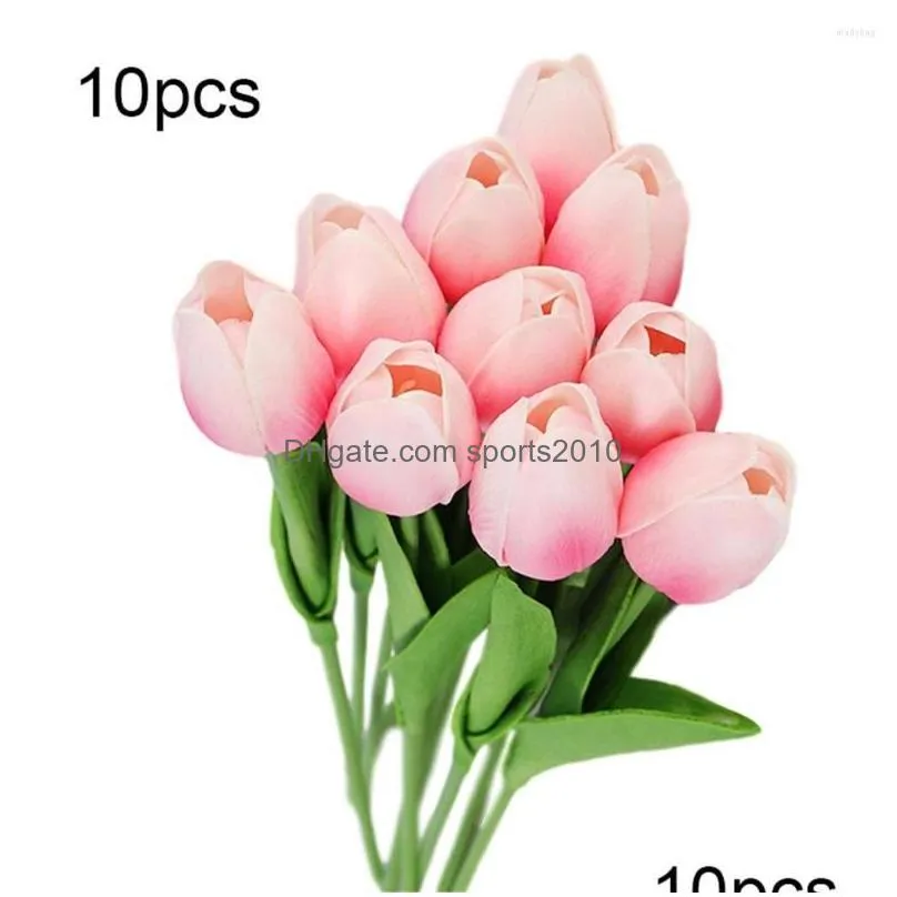 christmas decorations 10 pcs mooie tulp flores kunstbloemen tulipany tulpen nep bloem kerst decoraties voor thuis bruiloft decor 35 cm