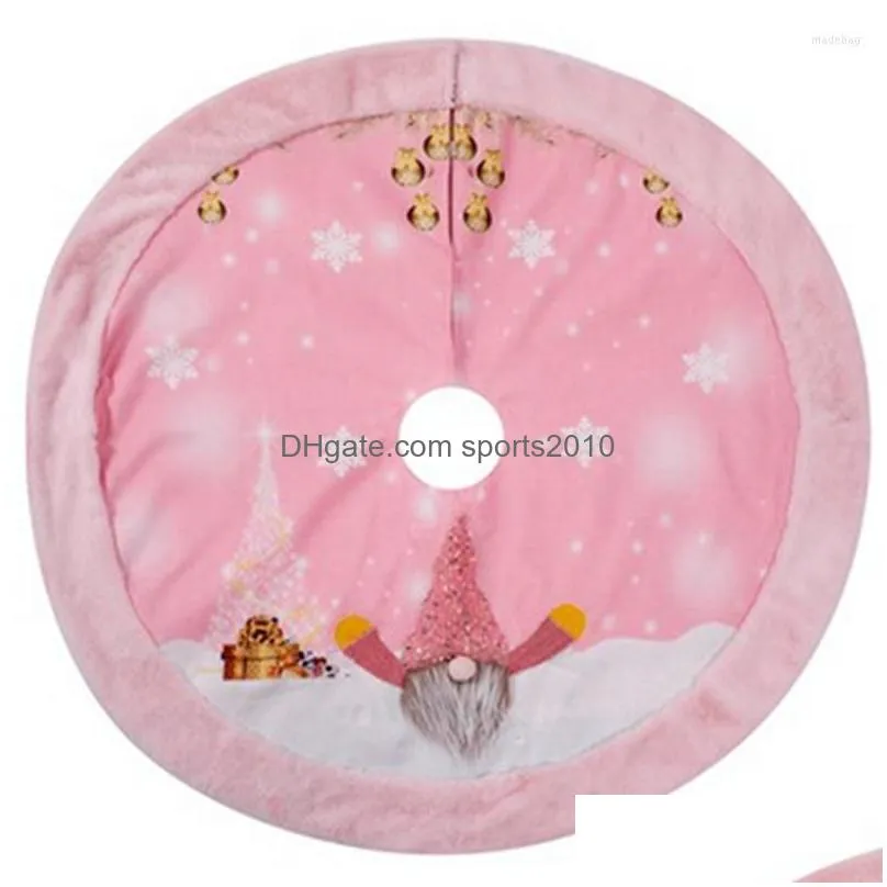 christmas decorations tree skirt lightup ornament bottom decoration fabric xmas navidad year 2022