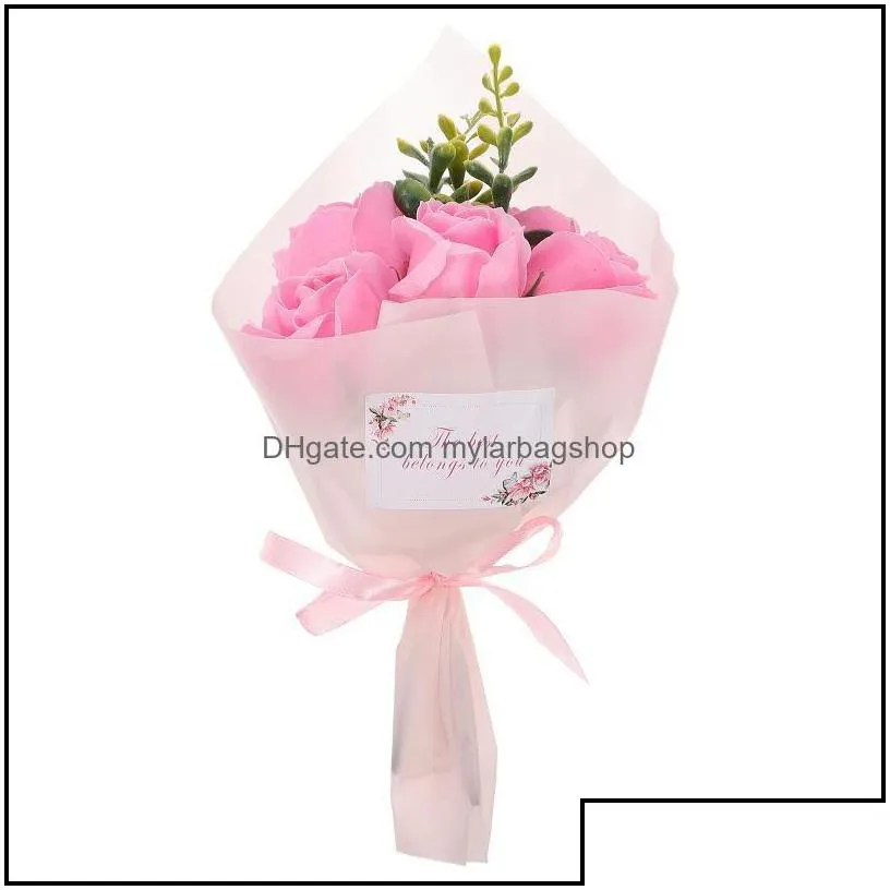 party favor event supplies festive home garden 1pc soap flowers beautif rose simation decor drop delivery 2021 4hlzm