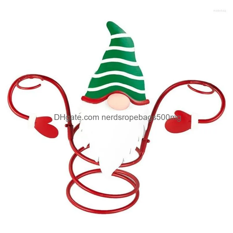 christmas decorations wine red glass holder iron bottle jewelry home decoration display stand year party supplies