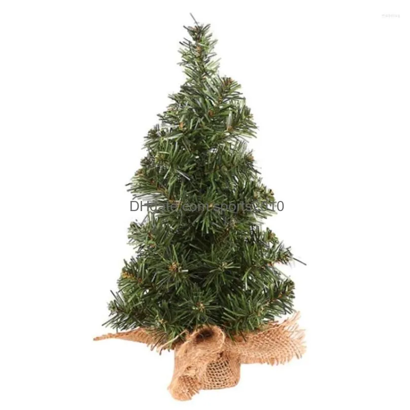 christmas decorations 20/30cm high pine tree mini holiday party birthday table desk artificial decor lightweight portable desktop