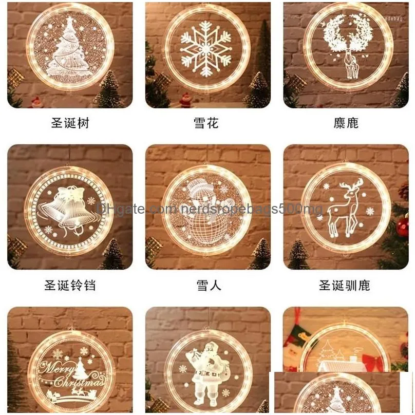 christmas decorations 2022 decoration holiday light hanging string merry led fairy for home lights