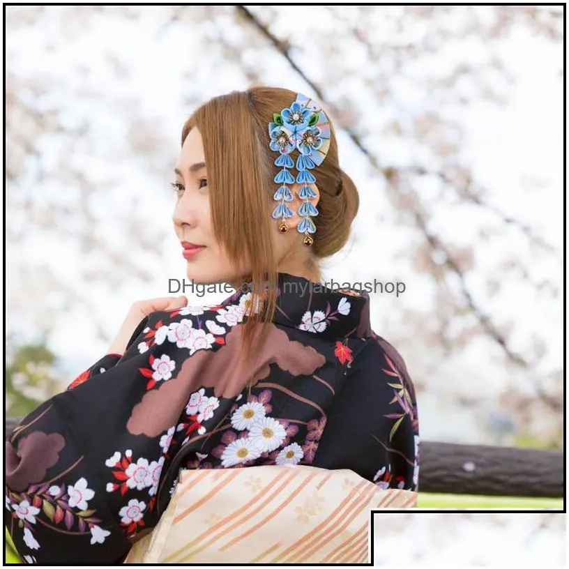party favor event supplies festive home garden japanese style hairpin tassel hair clip classical headdress decoration drop delivery 2021