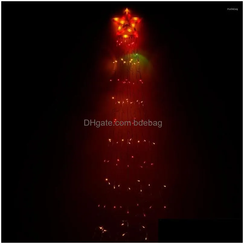 christmas decorations decoration dipper star string lights 300 led tree 8 modes waterproof with 16.2inches lighted