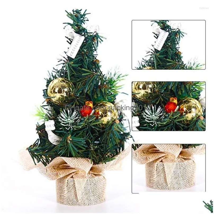 christmas decorations pine small realistic tree artificial xmas useful table