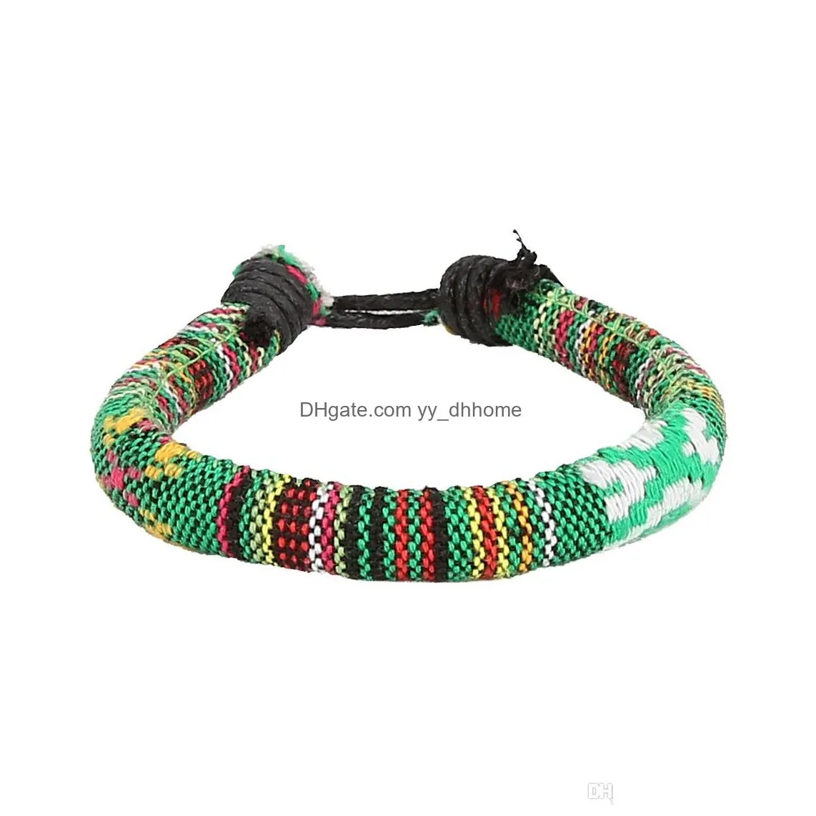 ethnic style bracelet 4 style mens and womens rope national tribal retro adjustable bracelet