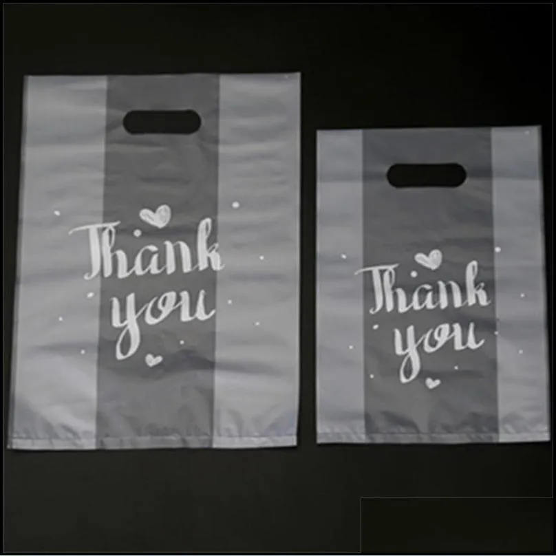 thank you gift wrap plastic thicken baking packing bag bread candy cake food container bags 37 38gy l2