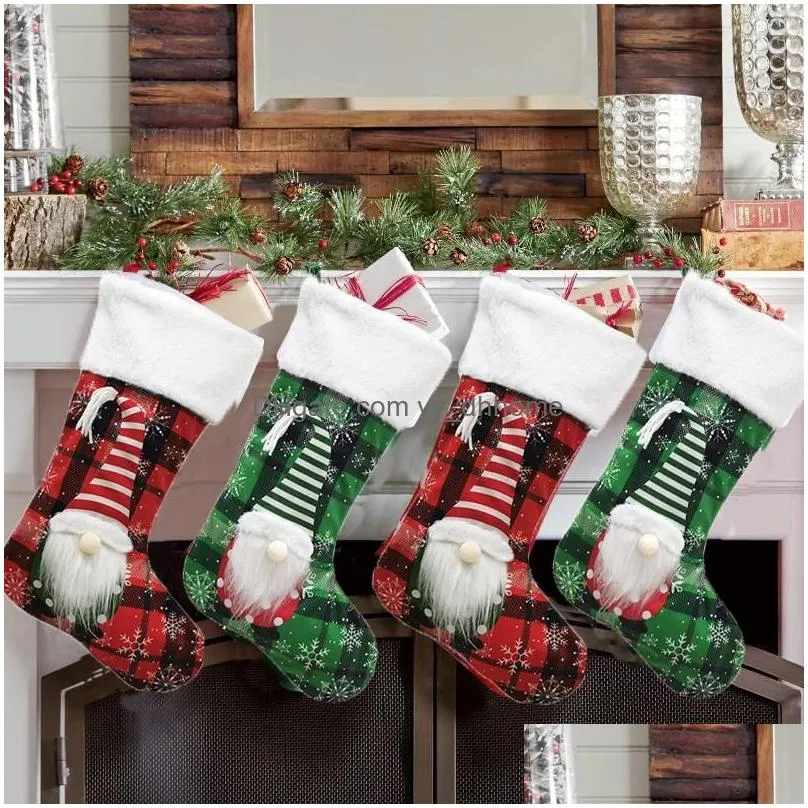 christmas decorations merry faceless doll gift bag socks tree for home xmas ornaments hanging pendant navidad supplies