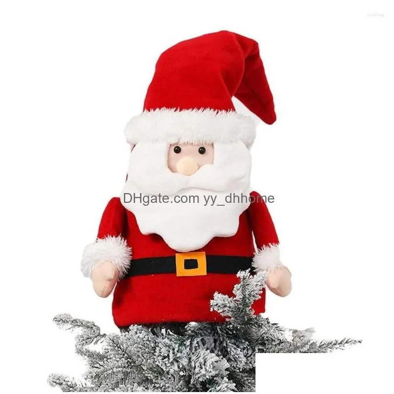 christmas decorations tree topper forest elderly top creative santa hat home decoration accessories jewelr
