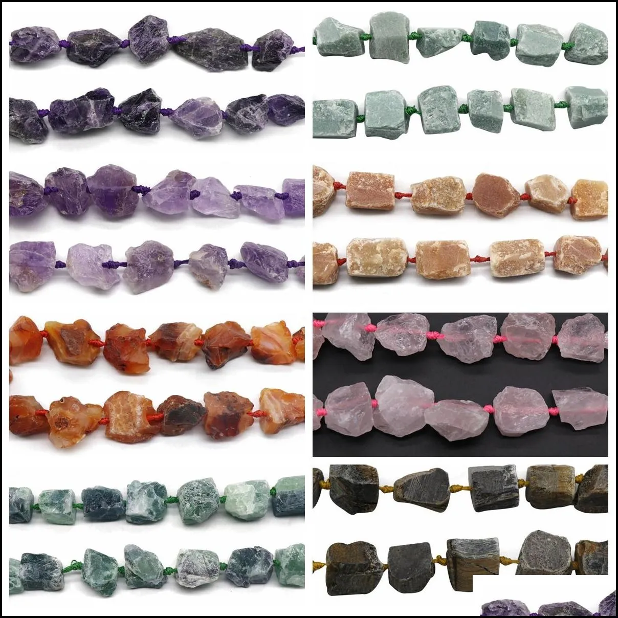 natural tumbled crystal gemstone nugget rough gems stone 15 inch chakras healing gemstone loose raw stone amethyst fluorite tiger eye lapis lazuli