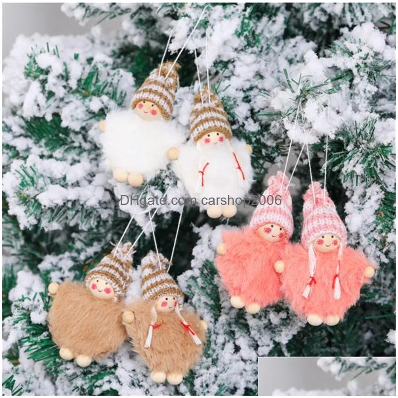 christmas decorations pcs lovely plush toys dolls decoration for home tree ornaments navidad 2022 decor xmas year 2022christmas