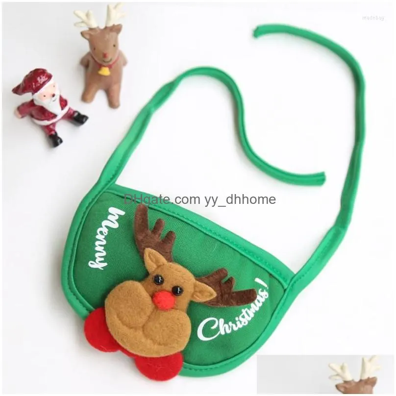 dog apparel christmas hat pet cap scarf bibs santa elk cute cosplay costume outfit for small medium doggy cats headgear accessories