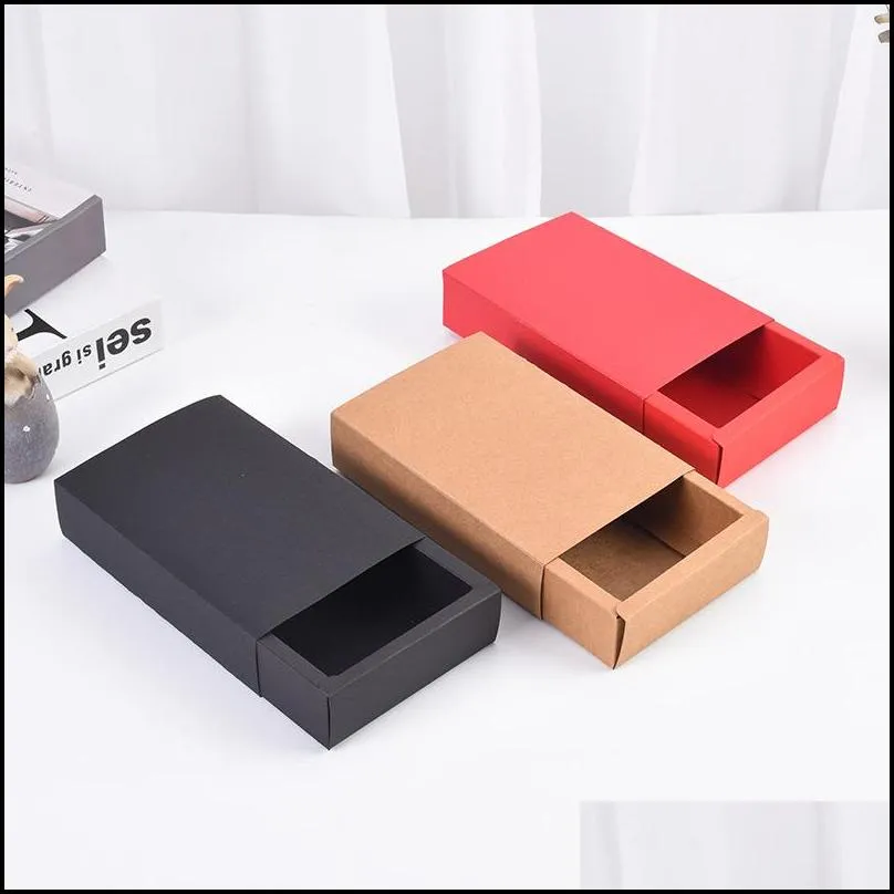 gift wrap multi specification kraft paper box false eyelashes packaging bracelet organizer socks storage container gloves popularly 1 3sz