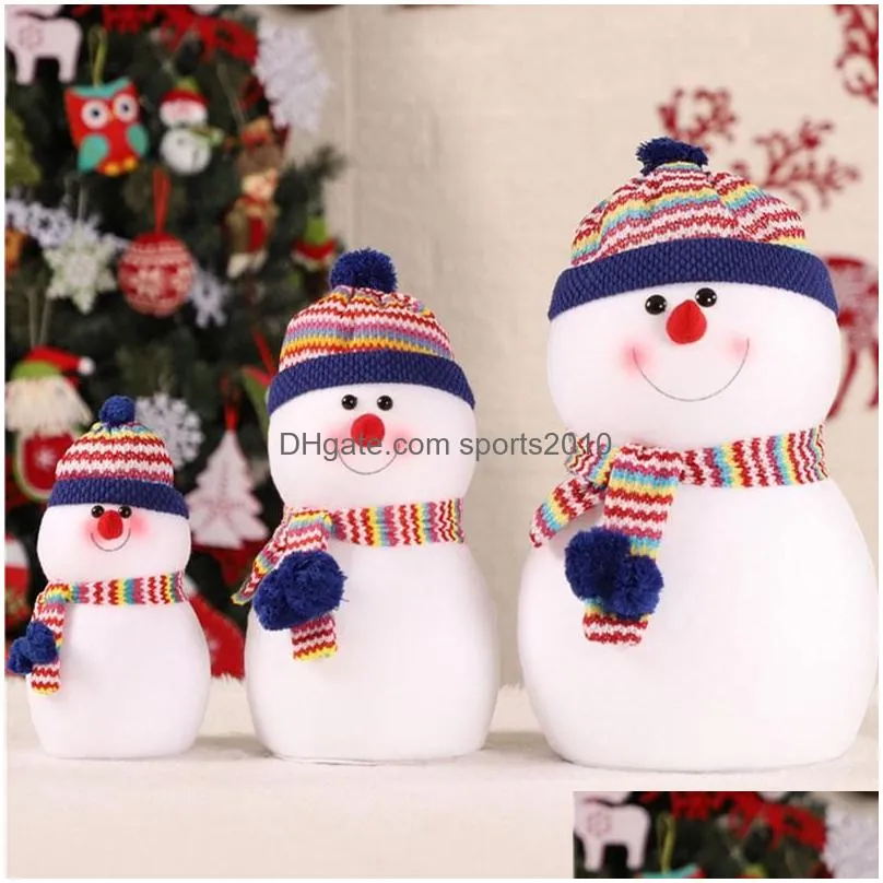 christmas decorations happy year bubble snowman doll creative cartoon pendant ornament childrens birthday party home wedding