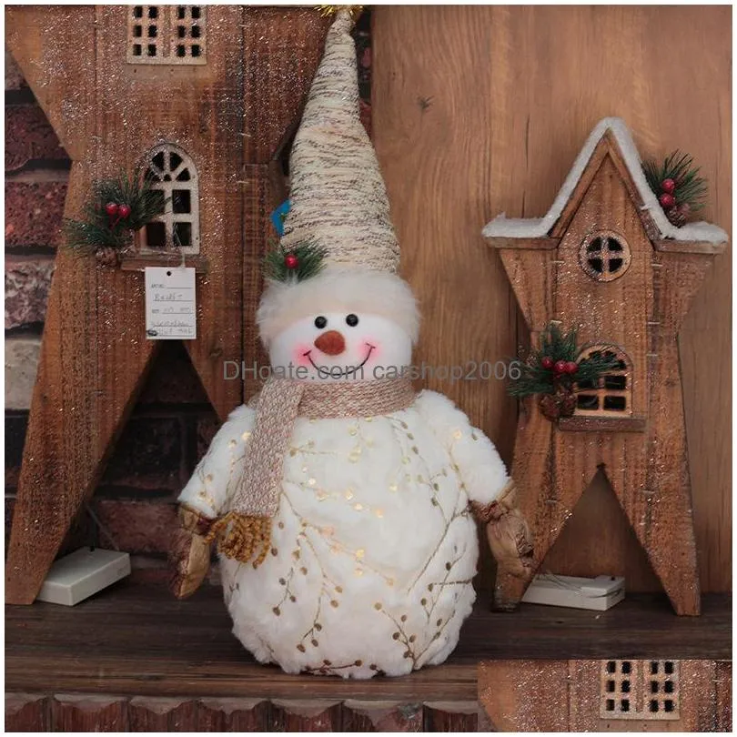 christmas decorations decoration santa claus snowman doll scene window giftschristmas