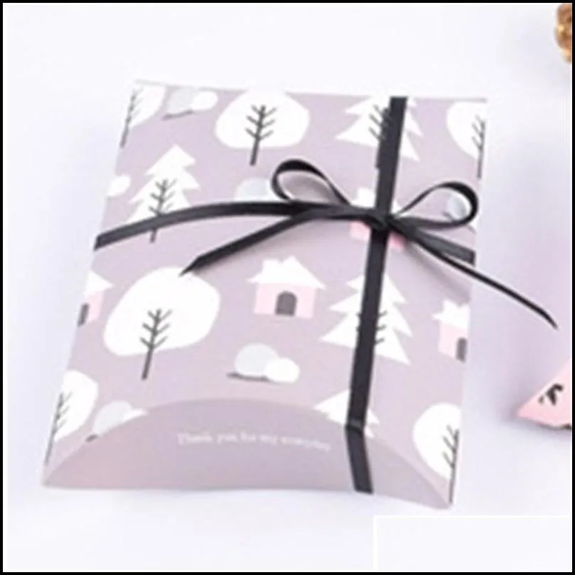 paper gift wrap mini wedding favors party gifts pillow fold candy box packing for party decoration 0 35bb