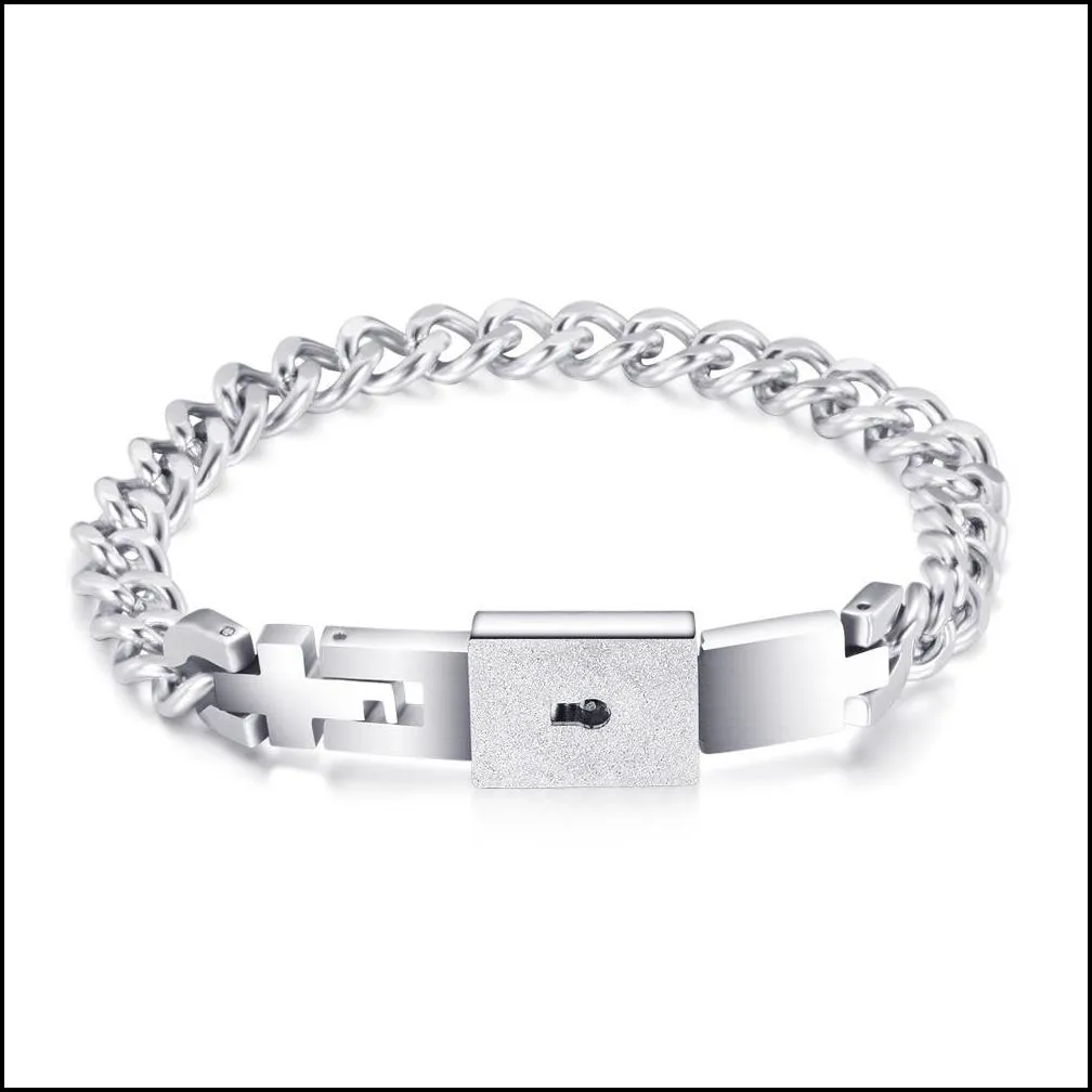 Concentric lock couple bracelet deals