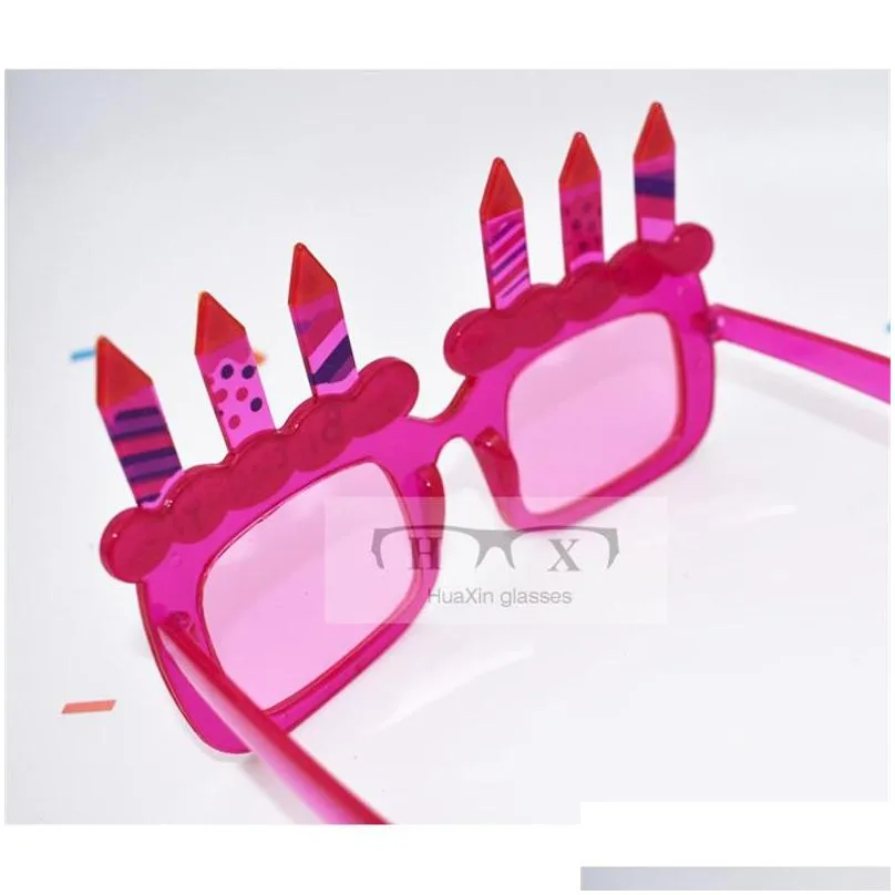 happy birthday eyeglasses party decoration supplies creative funny glasses photography take photo props 6sf c