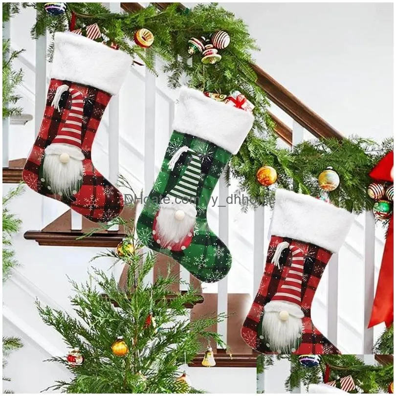 christmas decorations merry faceless doll gift bag socks tree for home xmas ornaments hanging pendant navidad supplies